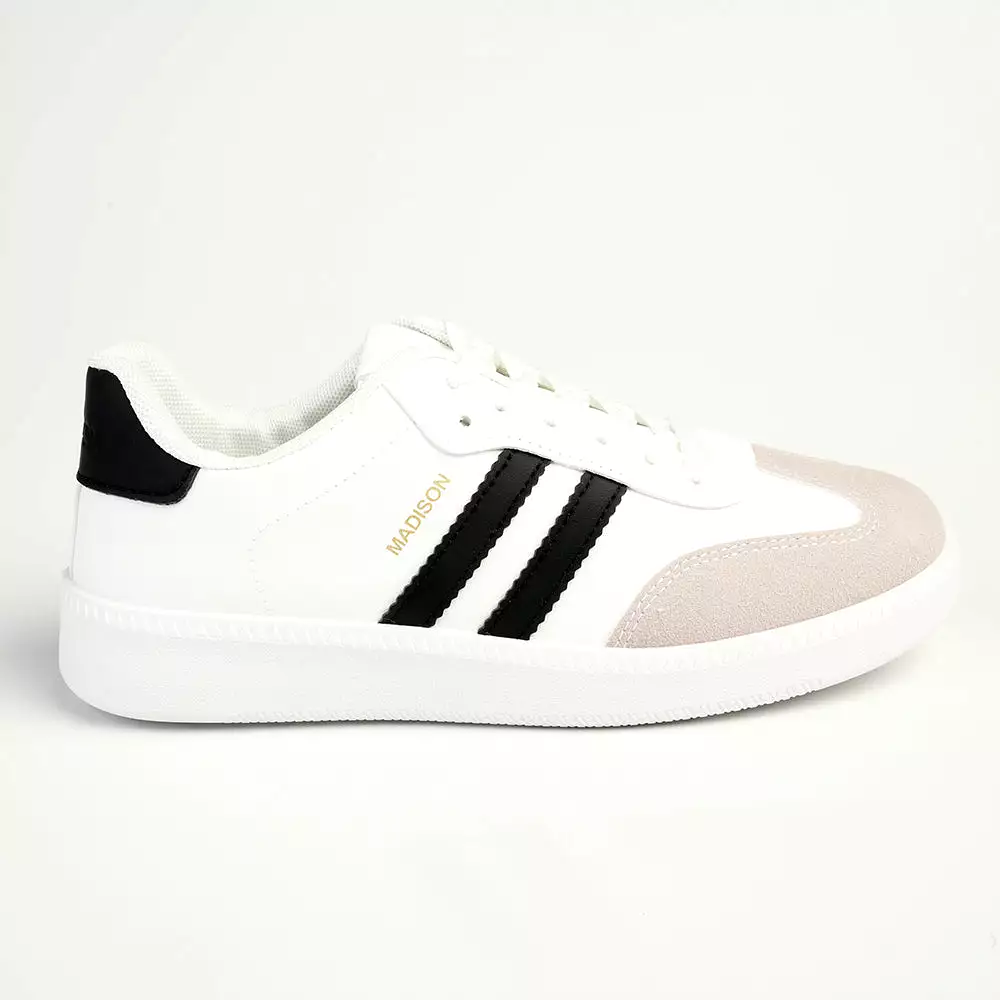 Madison Ariella Fashion Sneaker - White / Black