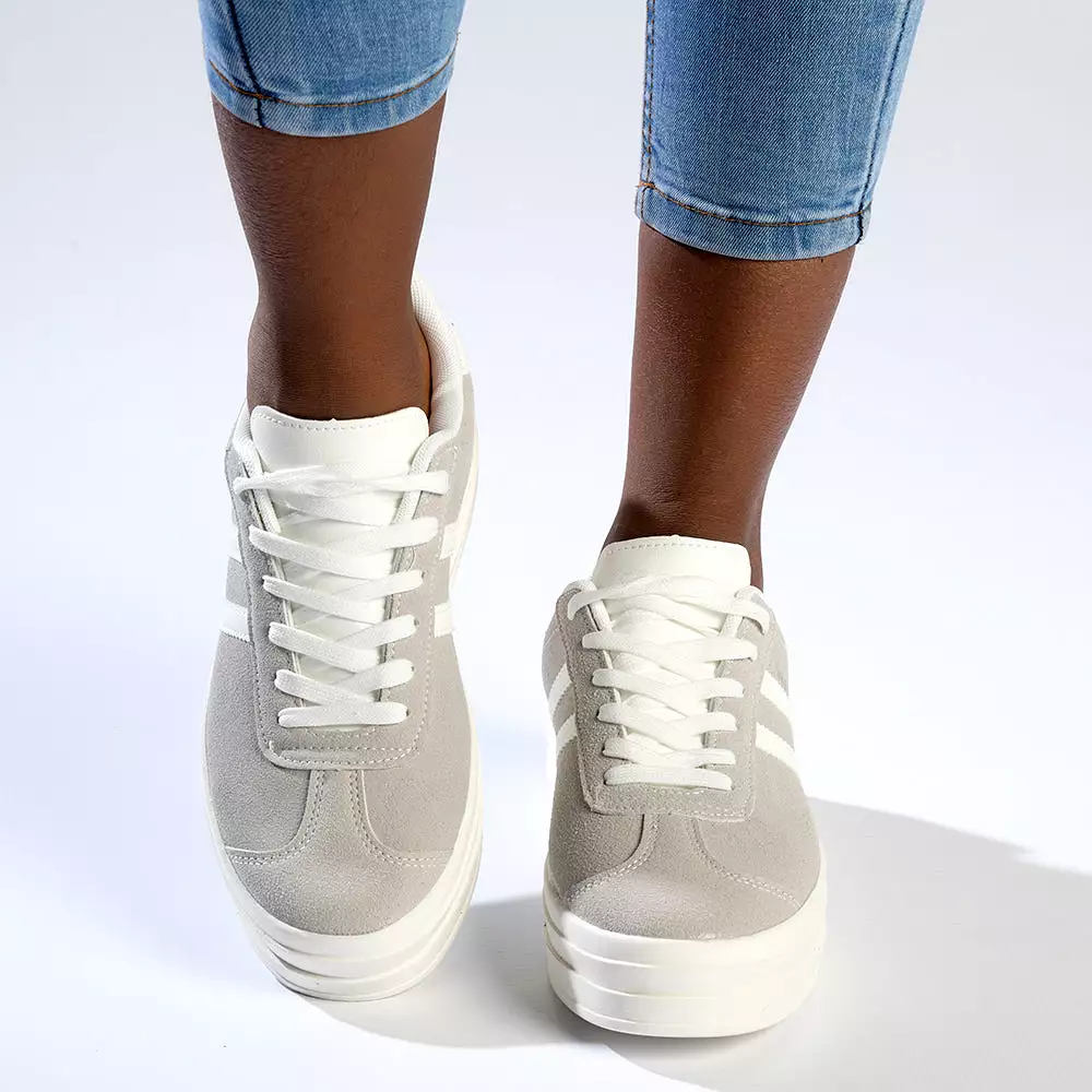 Madison Platform Fashion Sneaker - Grey