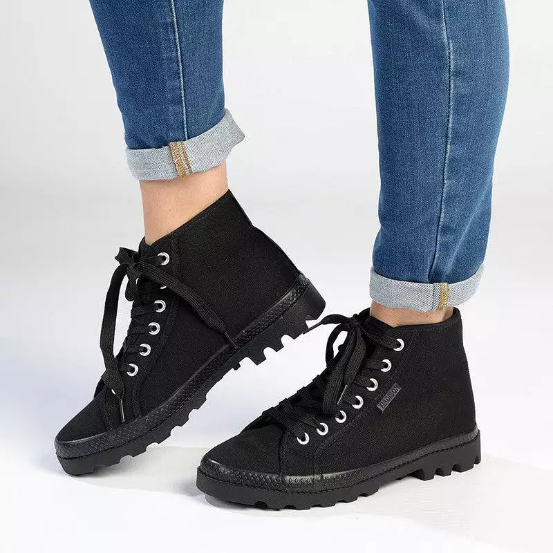 Madison Sofia Hi-Too Sneaker - Black Mono