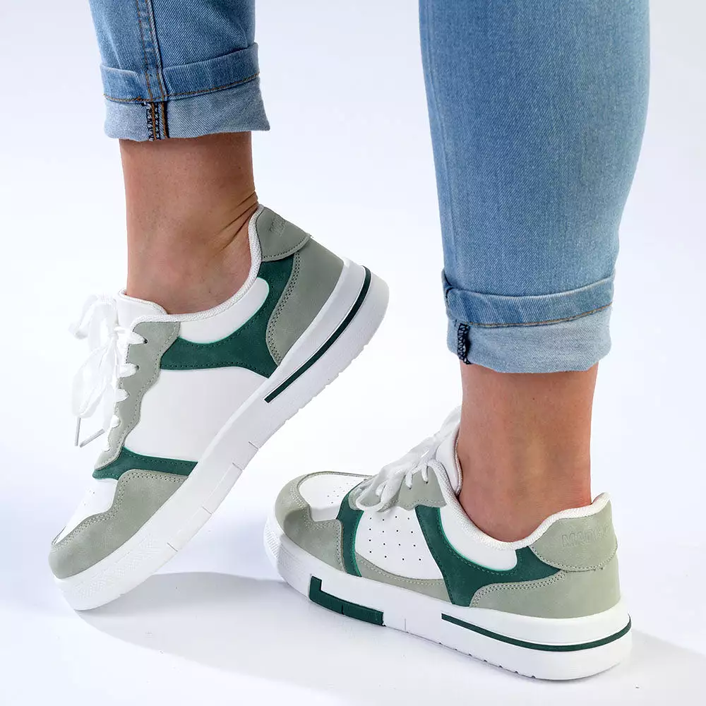 Madison Tamara Sneaker - White/Mint Green