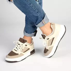 Madison Tilly Fashion Sneaker - Beige Multi