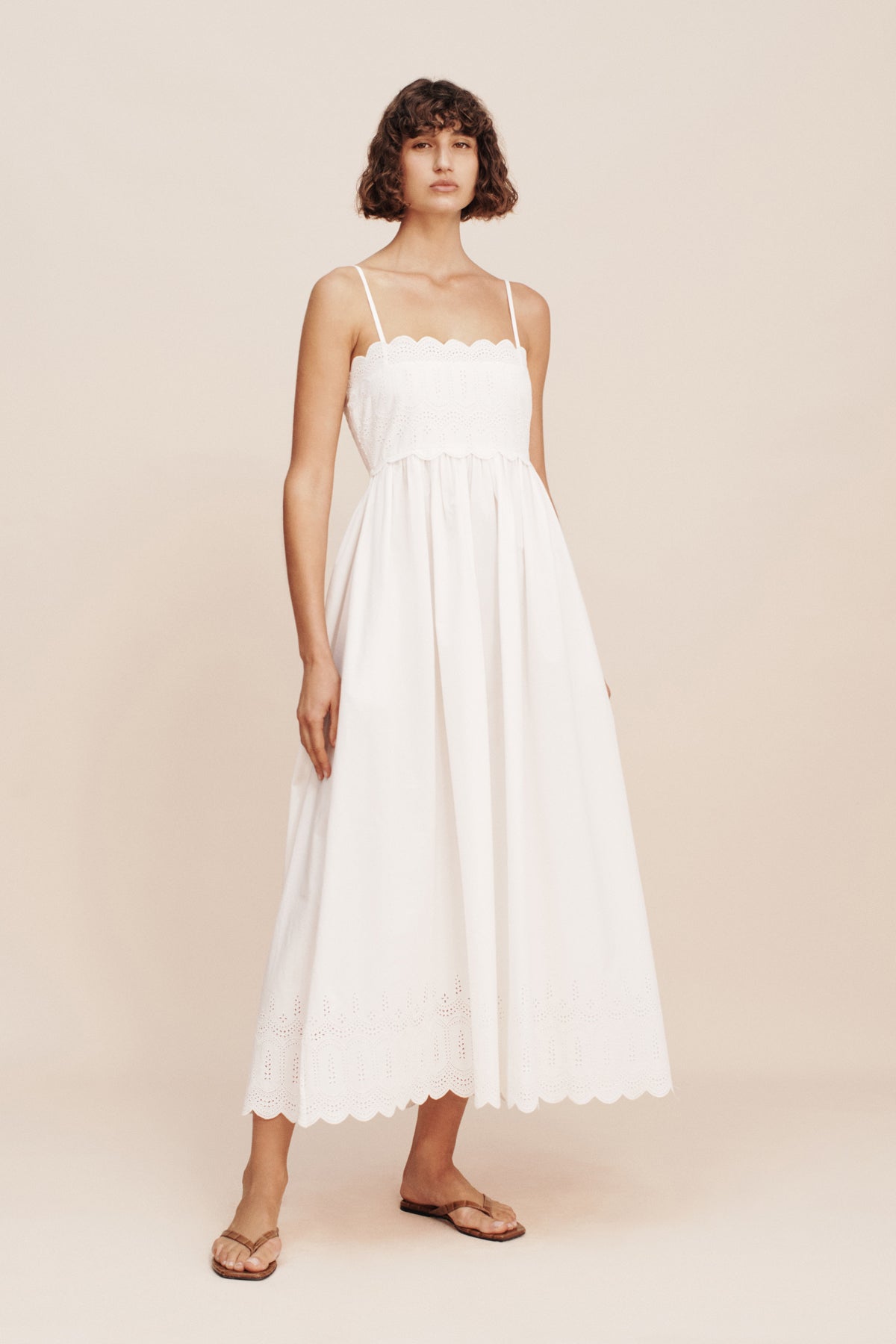 MAISIE DRESS - VINTAGE WHITE