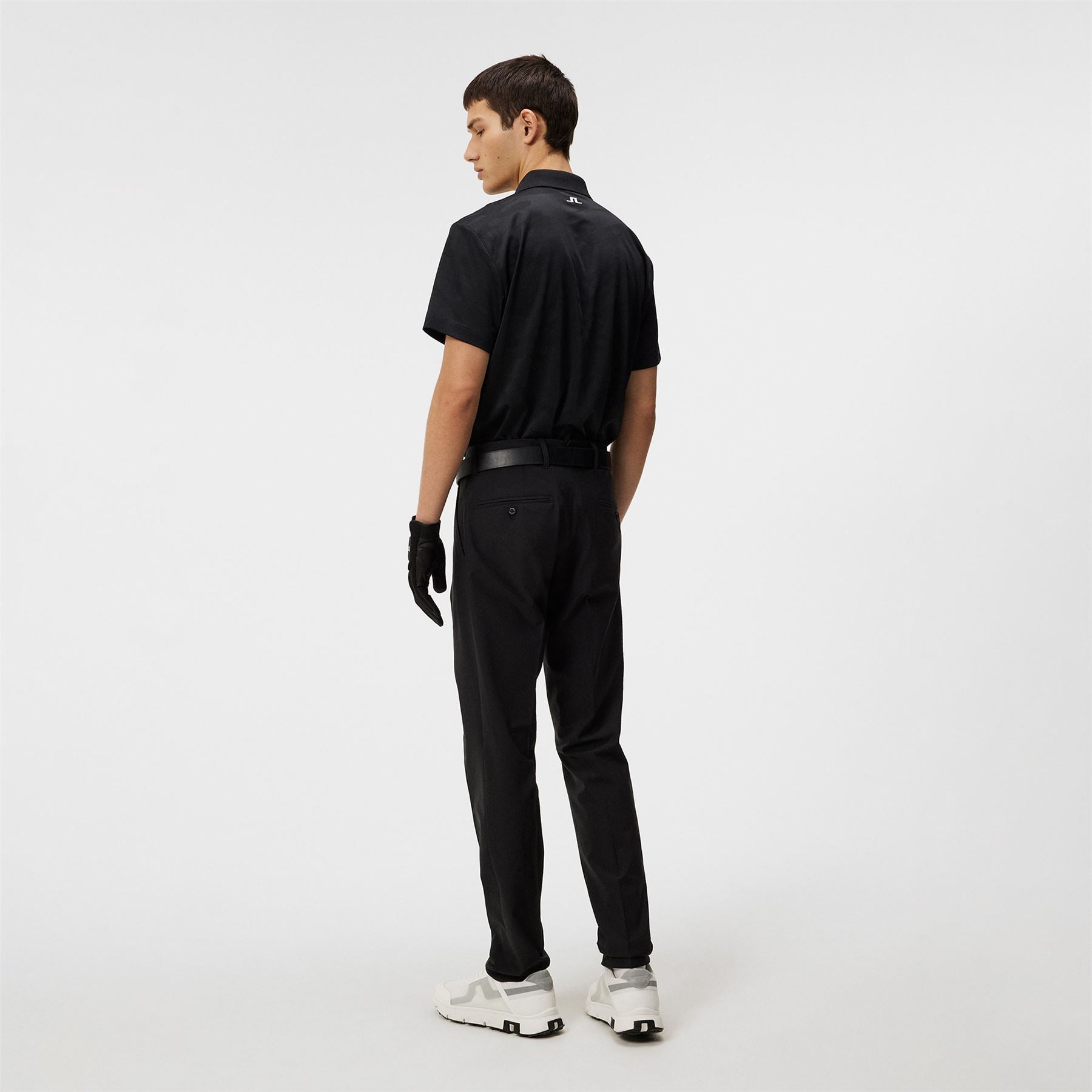 Mat Regular Fit Jacquard Tour Polo Black - SS24