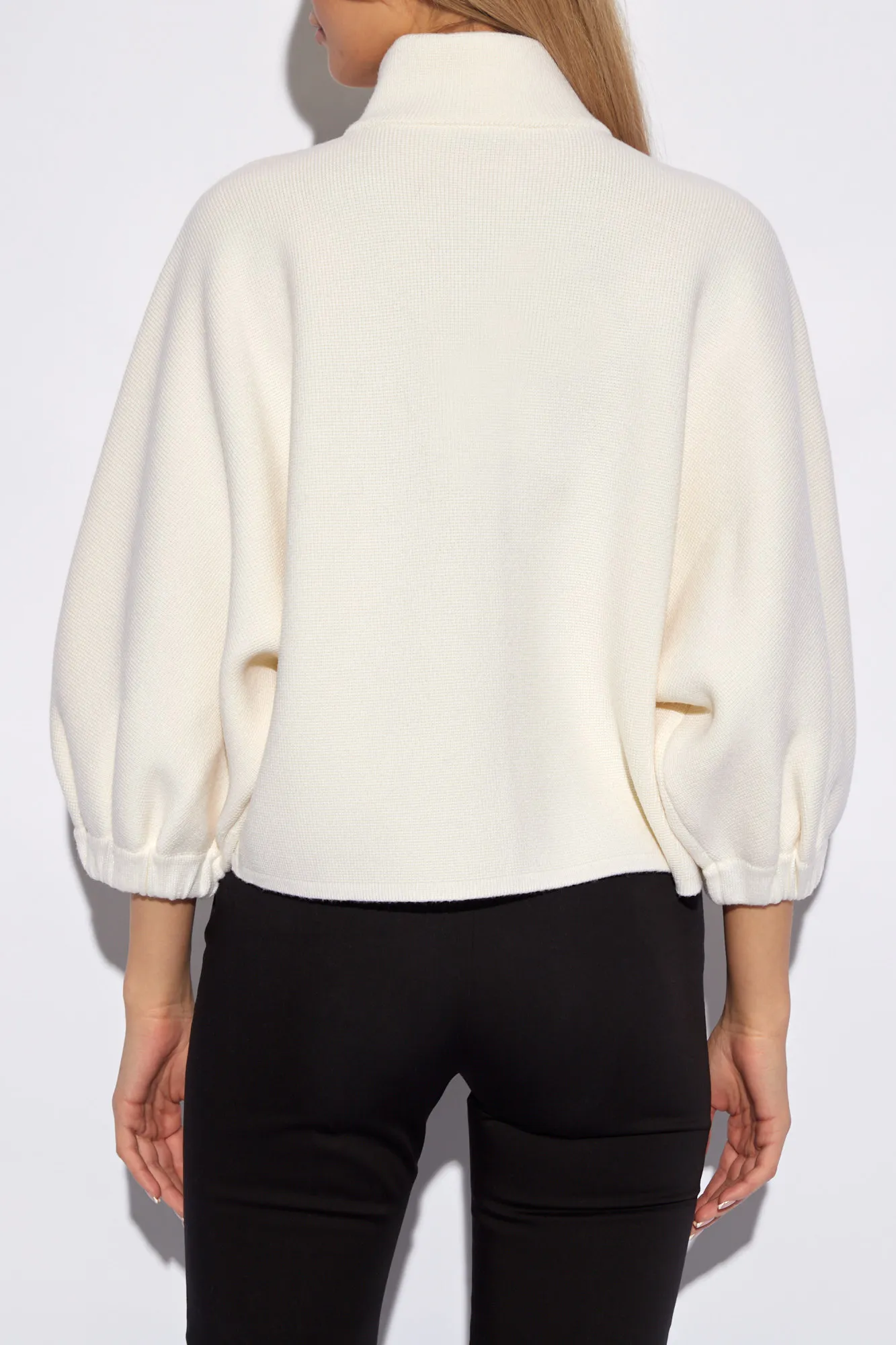 MaxMara  |Wool Cropped Plain Cardigans