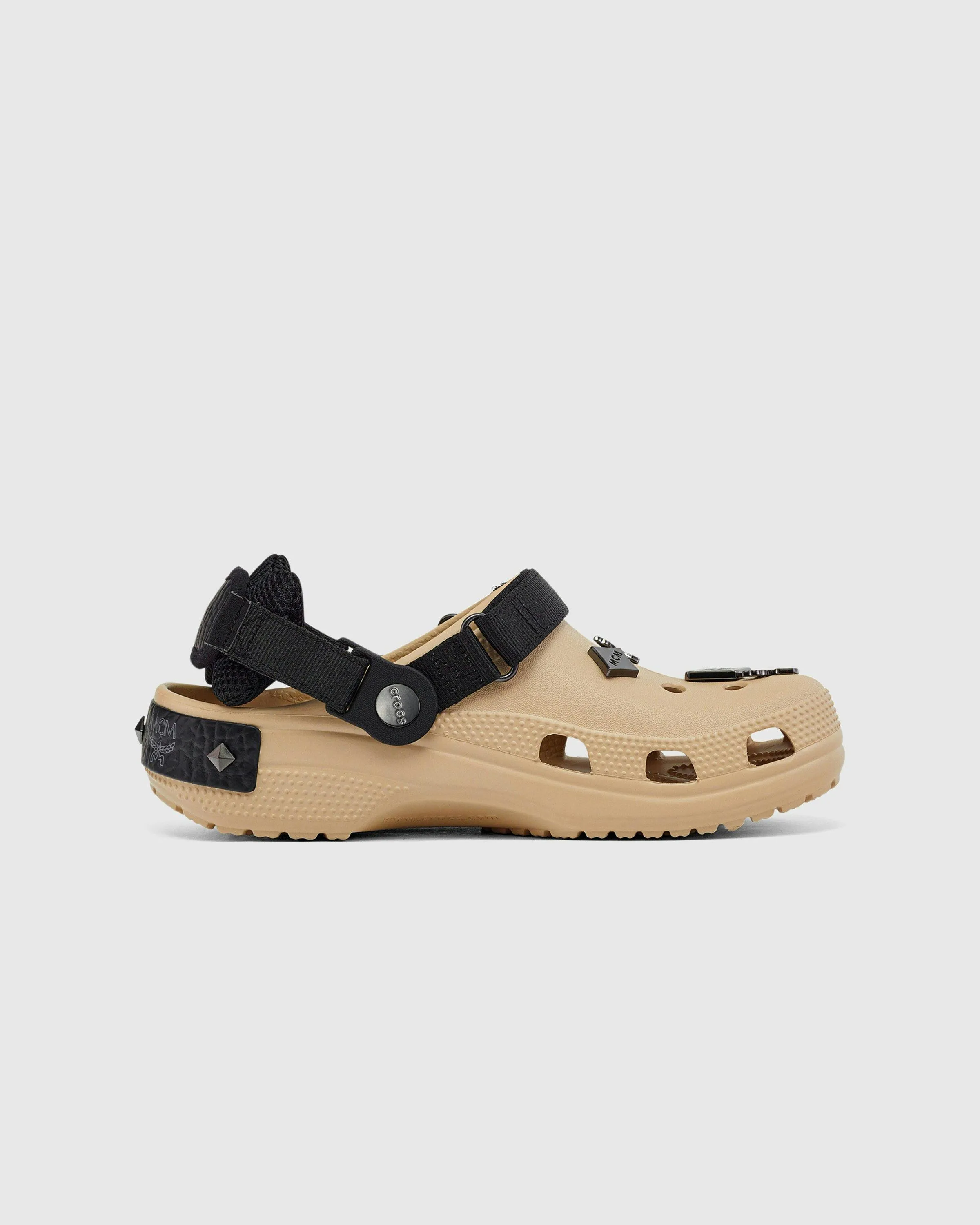 MCM x Crocs – Belt Bag Clog Irish Cream | Highsnobiety Shop