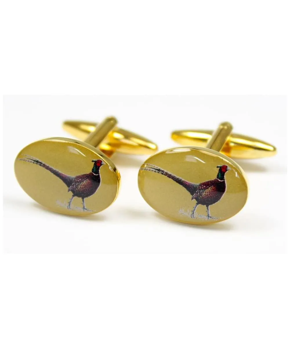 Men's Soprano Standing Pheasants Country Cufflinks