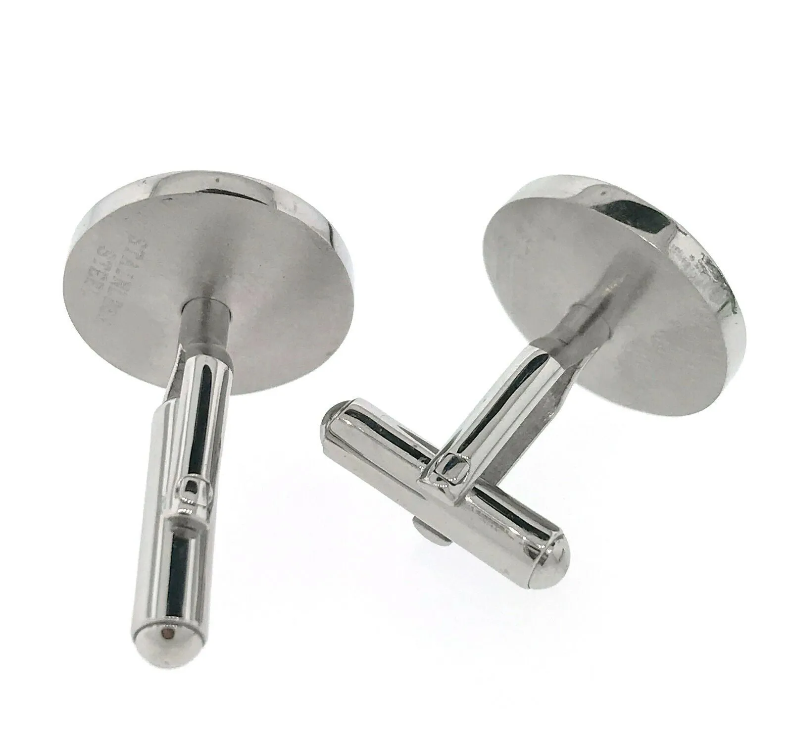 Men's classy stainless steel cufflinks handmade unique design