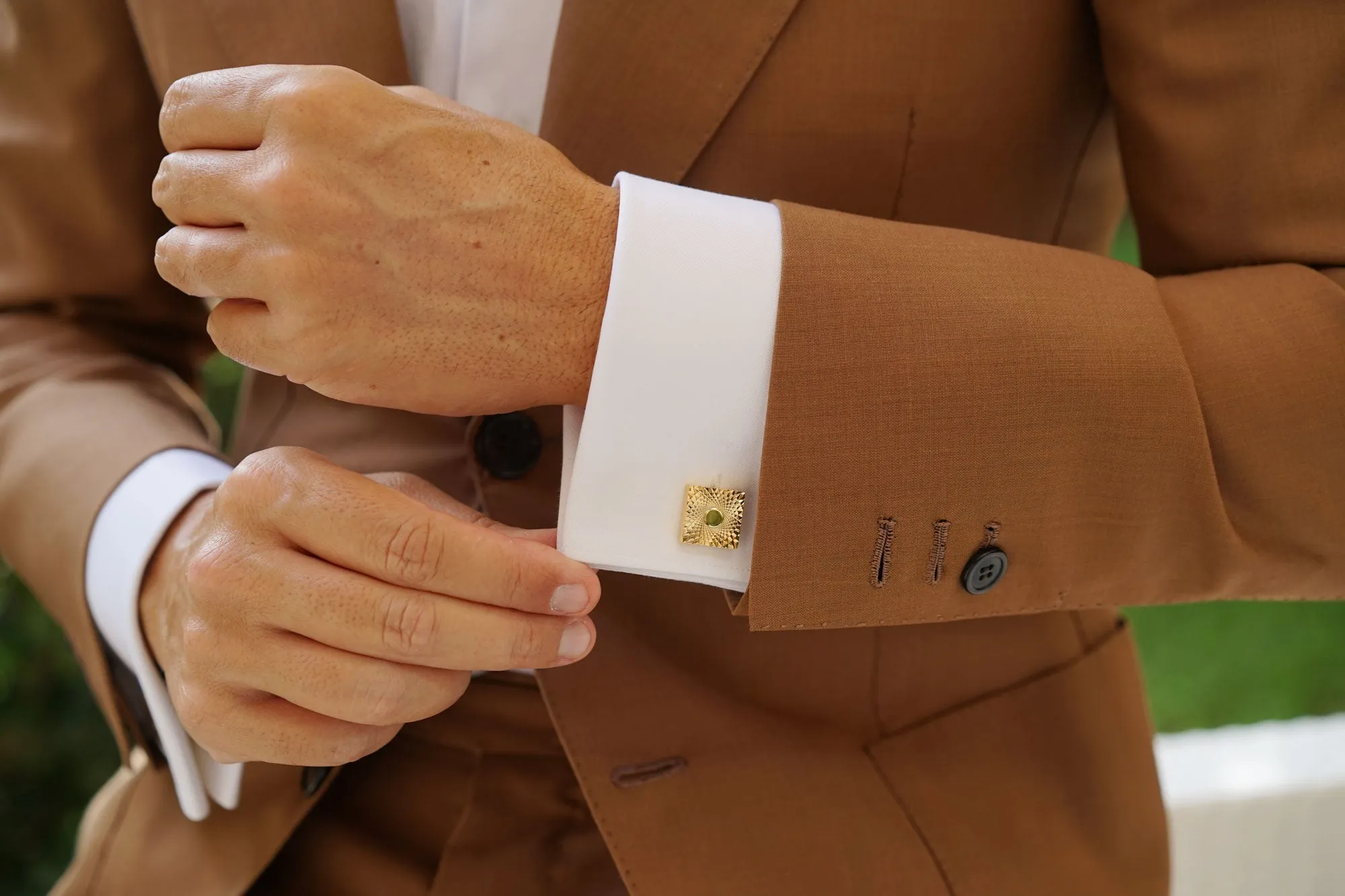 Mr. Bond Gold Cufflinks