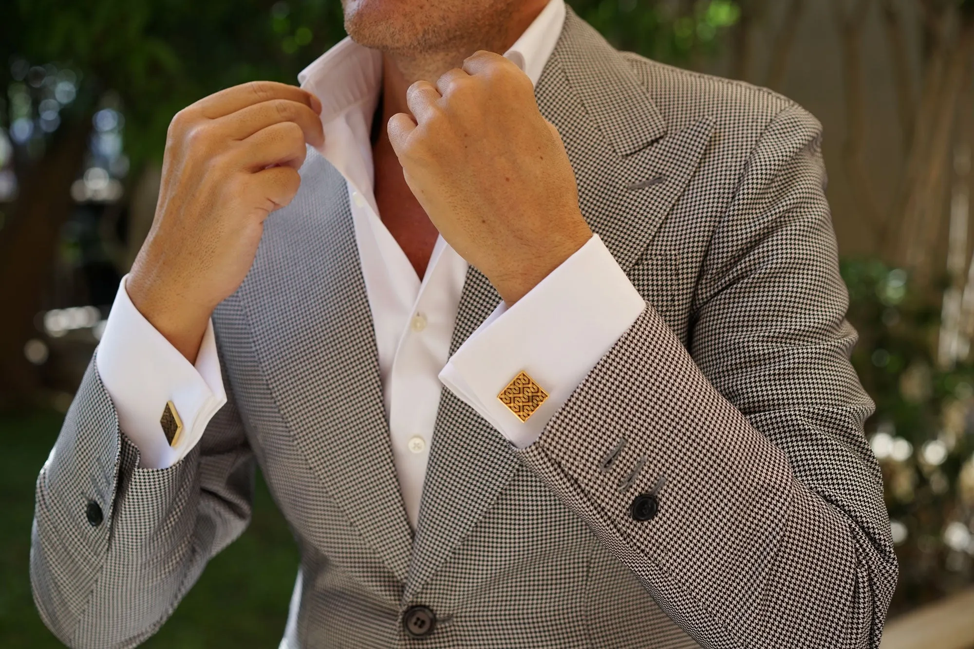 Mr Torrance Gold Cufflinks