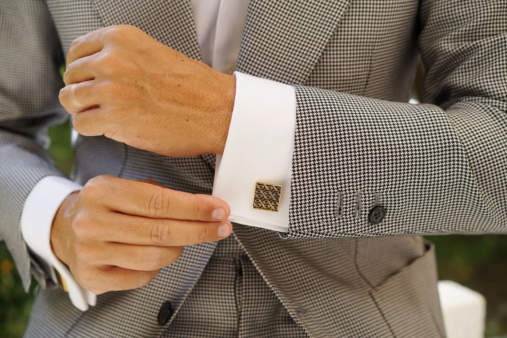 Mr Torrance Gold Cufflinks