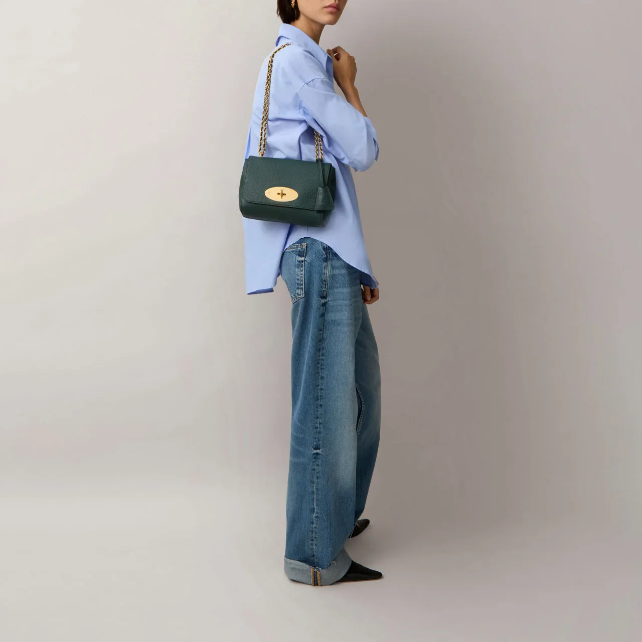 MULBERRY The Sustainable Edit Lily Shoulder Bag - Mulberry Green