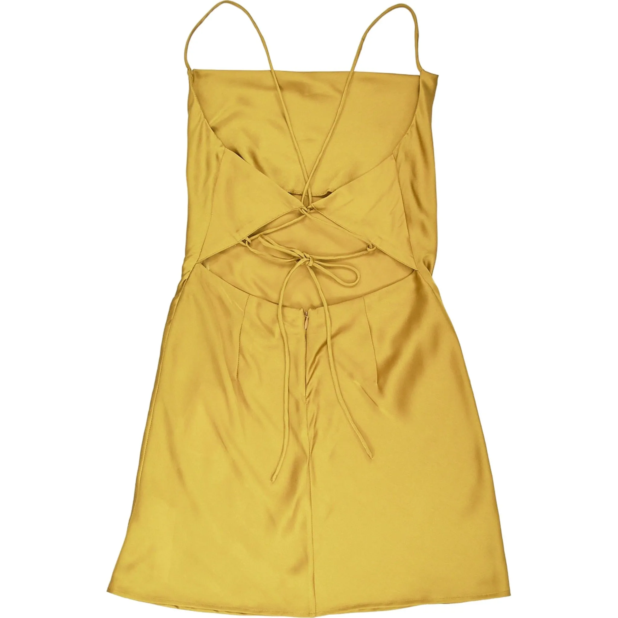 Omnes Gold Recycled Polyester Dress