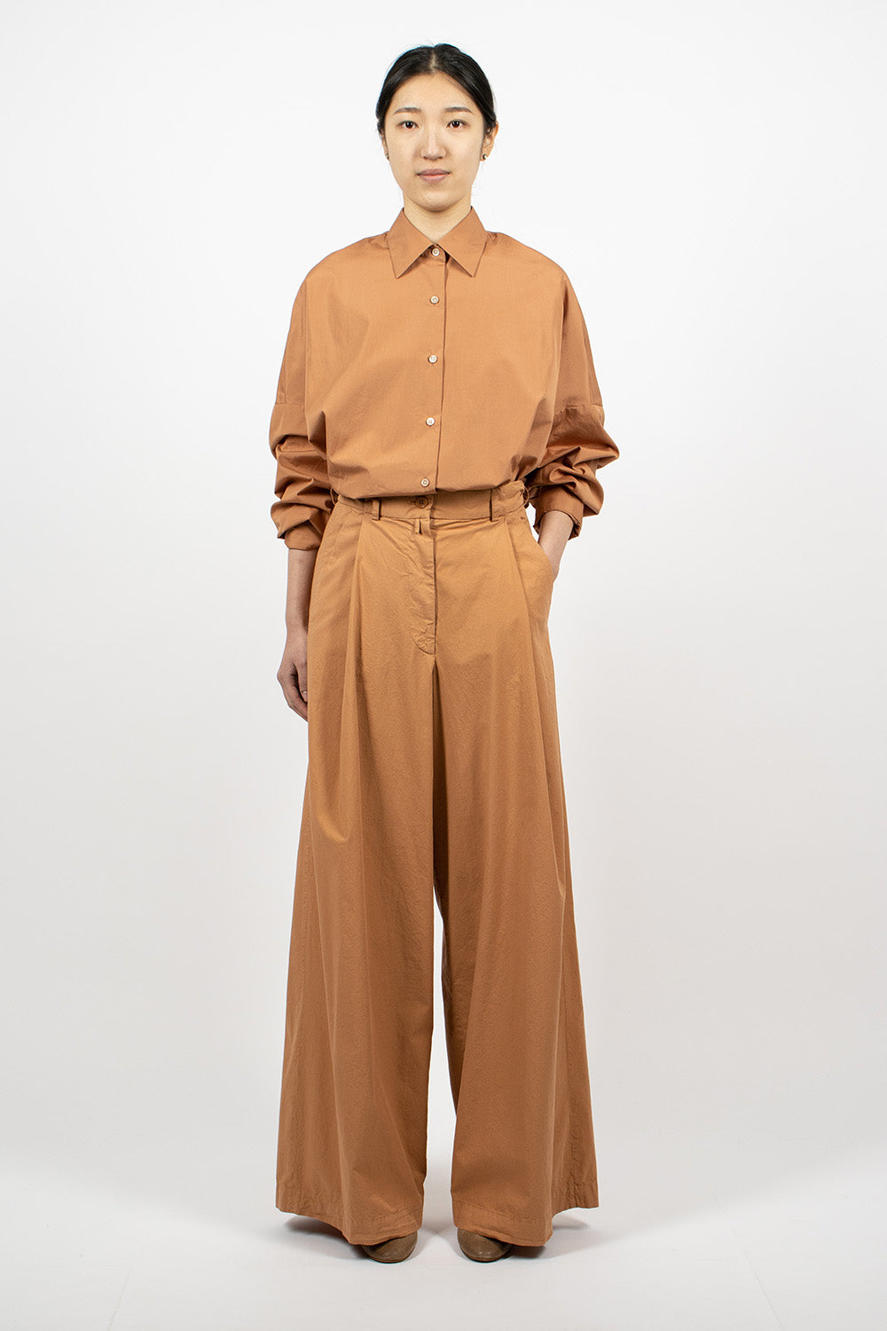 Oversized Suit Trouser Rust