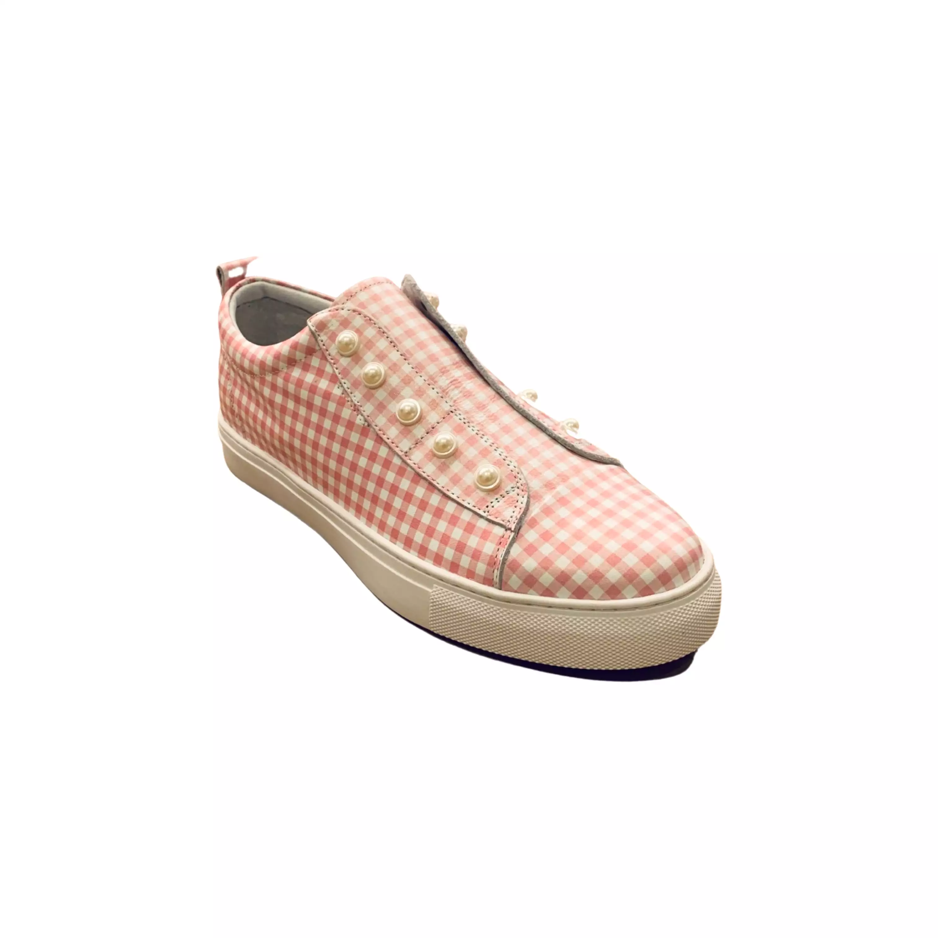 Pearla Pink Tartan Sneaker