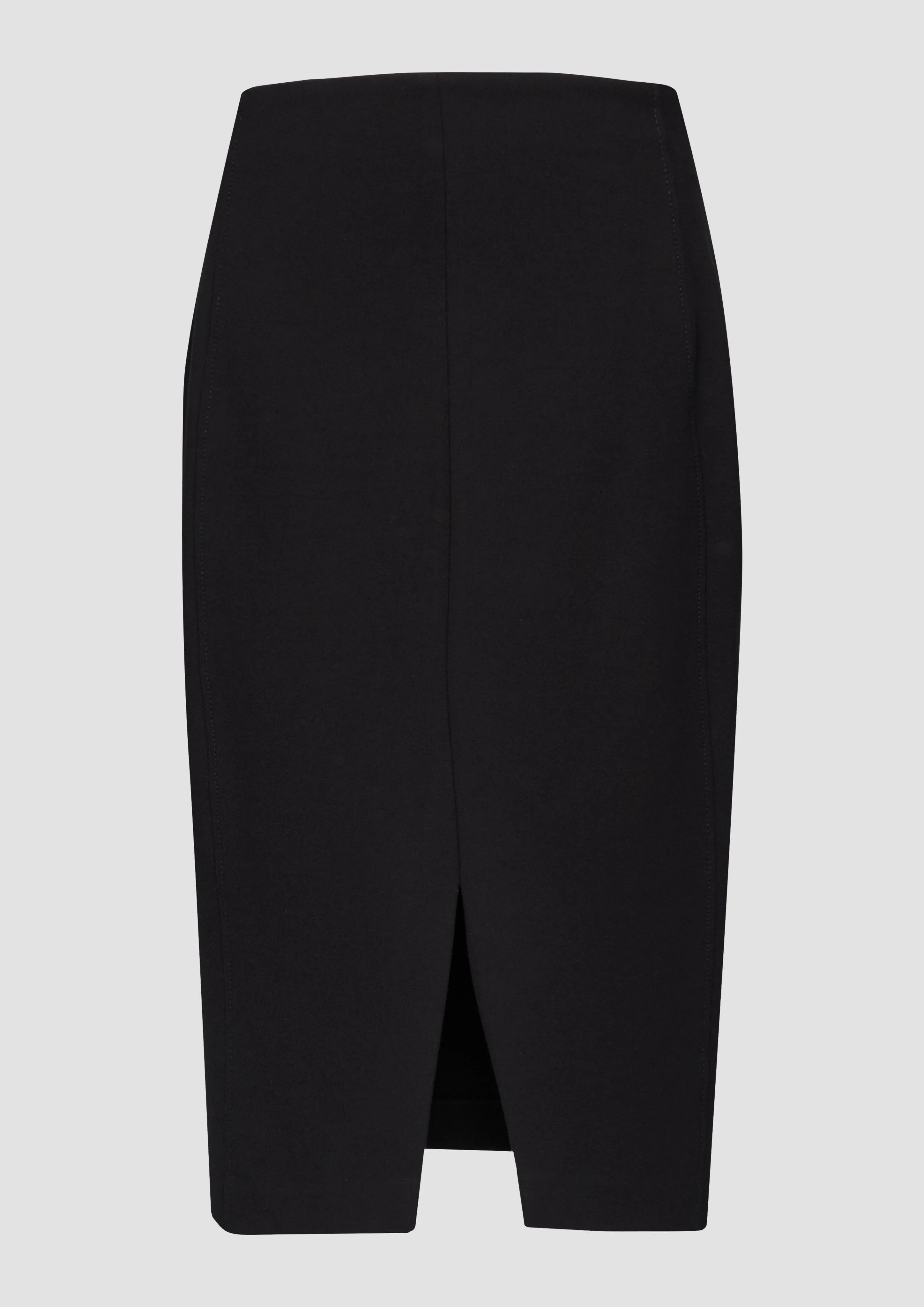 Pencil skirt with a slit