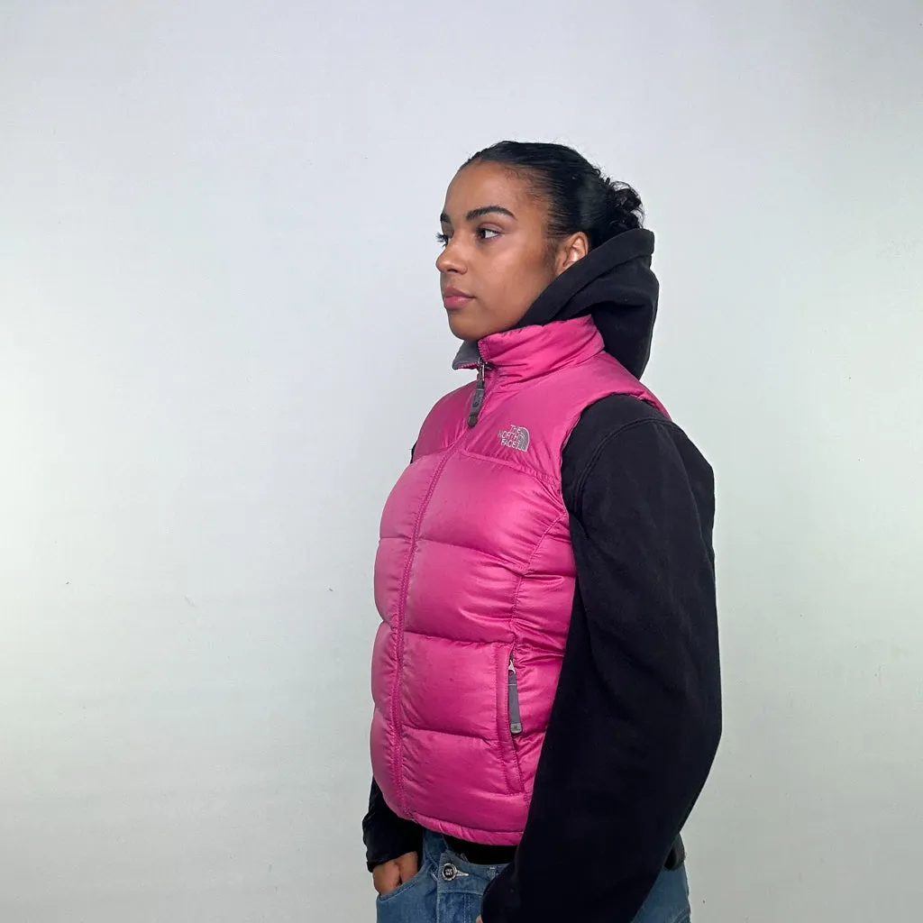 PINK Y2KS THE NORTH FACE PUFFER JACKET COAT GILET (