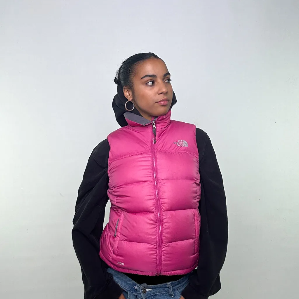 PINK Y2KS THE NORTH FACE PUFFER JACKET COAT GILET (