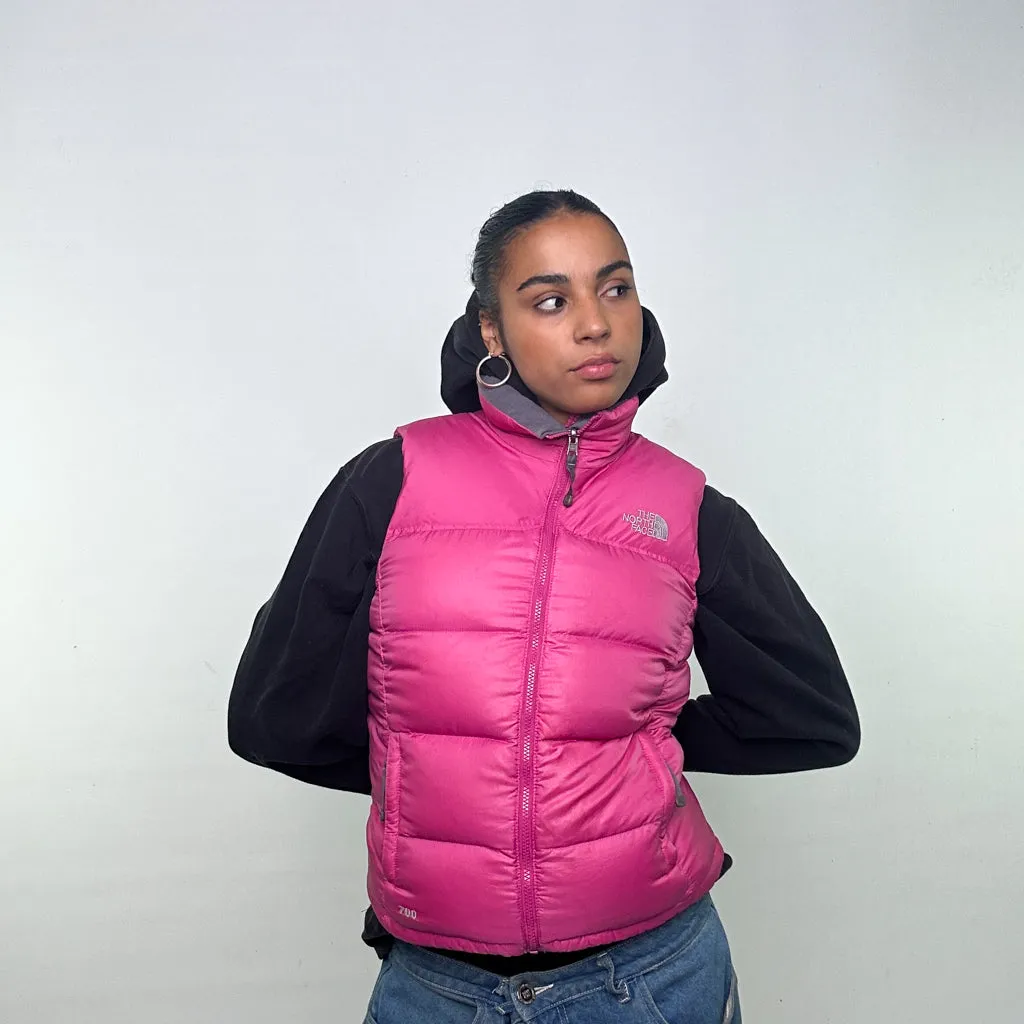 PINK Y2KS THE NORTH FACE PUFFER JACKET COAT GILET (