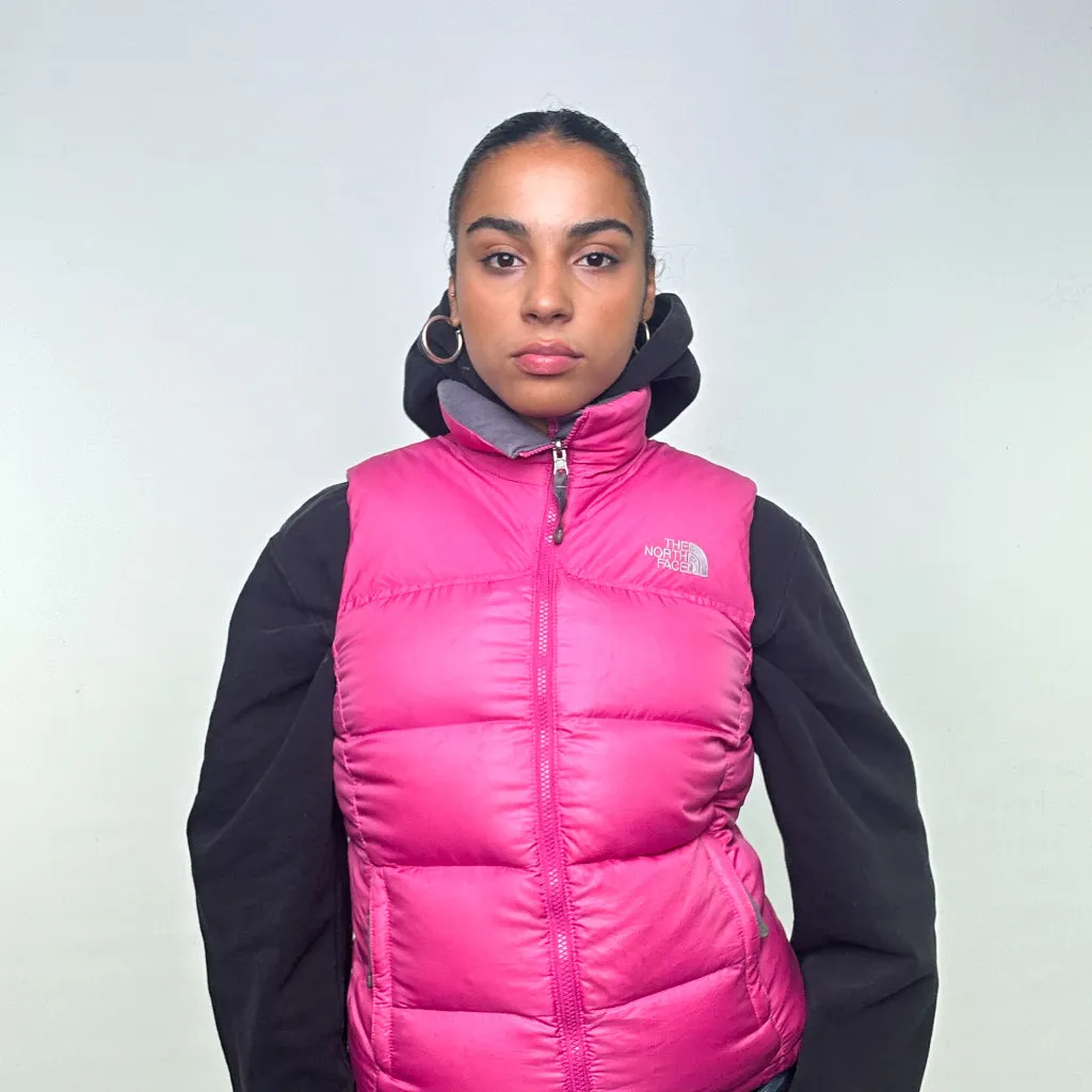 PINK Y2KS THE NORTH FACE PUFFER JACKET COAT GILET (