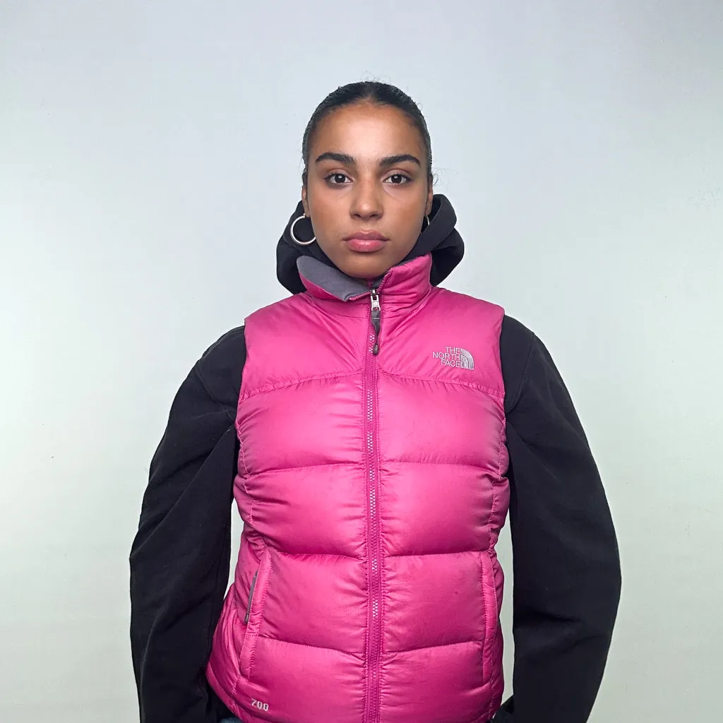 PINK Y2KS THE NORTH FACE PUFFER JACKET COAT GILET (