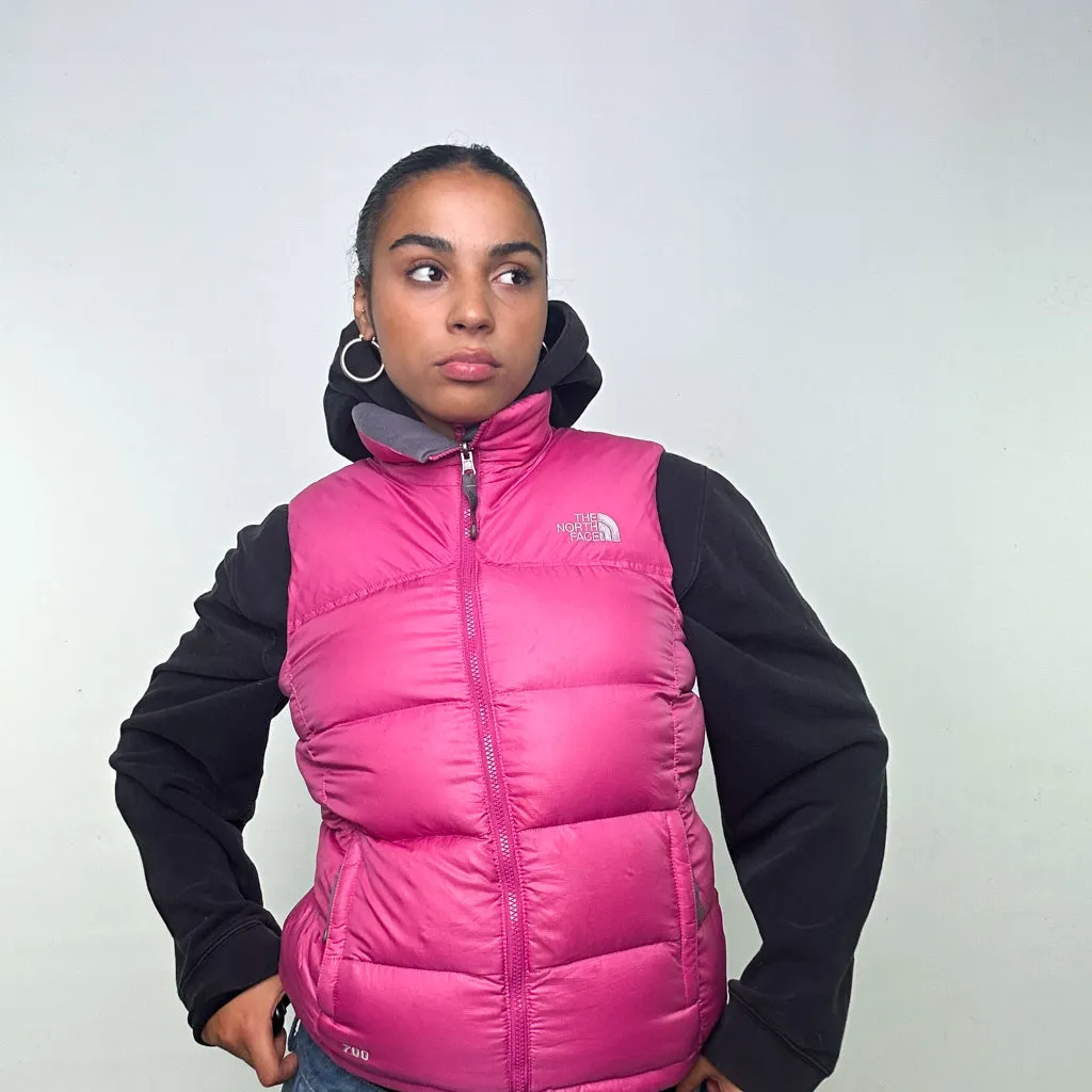 PINK Y2KS THE NORTH FACE PUFFER JACKET COAT GILET (