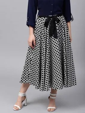 Polka Dot Circular Skirt