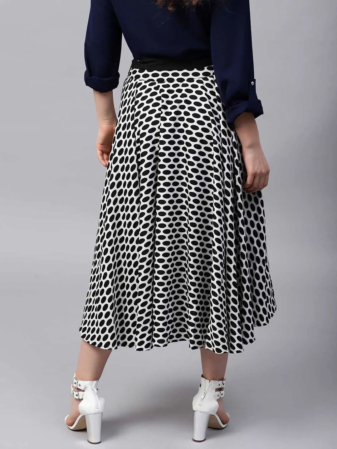 Polka Dot Circular Skirt