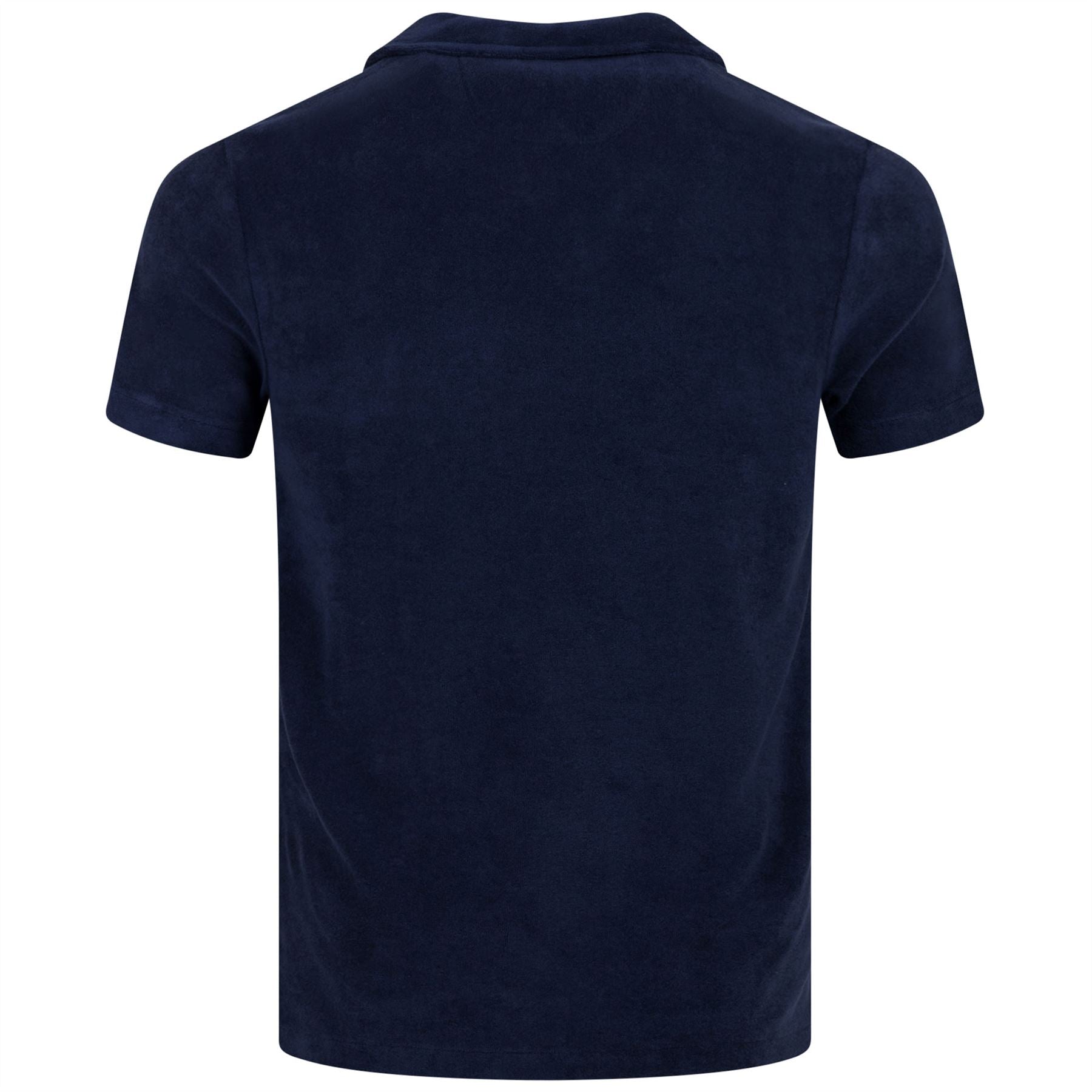 Polo Golf Classic Fit Cotton Knit Open Placket Polo Newport Navy - 2024