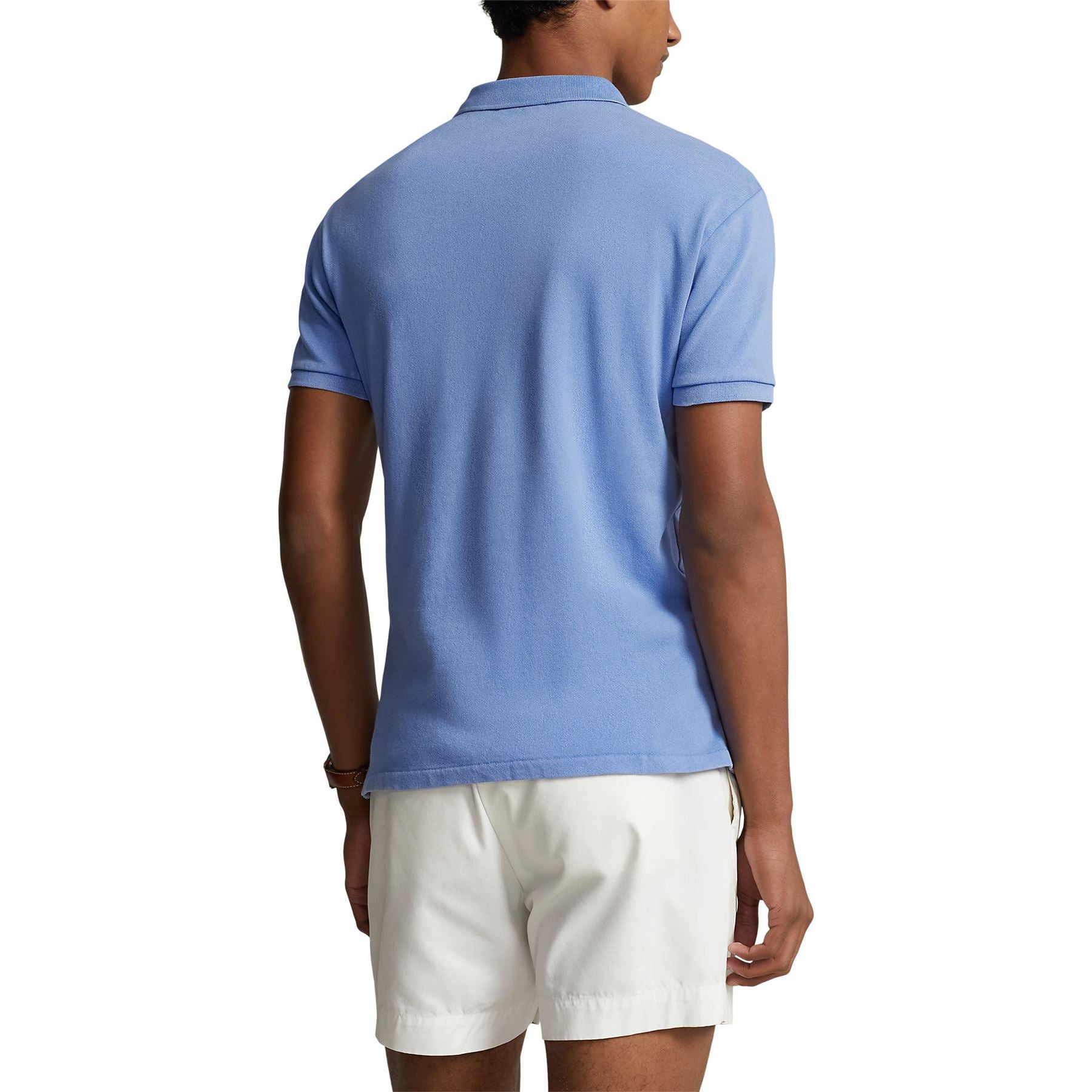 Polo Golf Slim Fit Cotton Knit Polo Harbour Island Blue - SU24