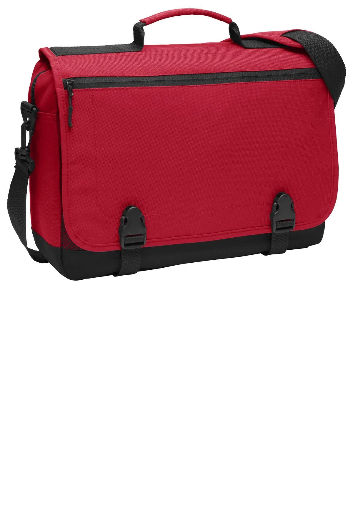 Port Authority Messenger Briefcase BG304 Chili Red