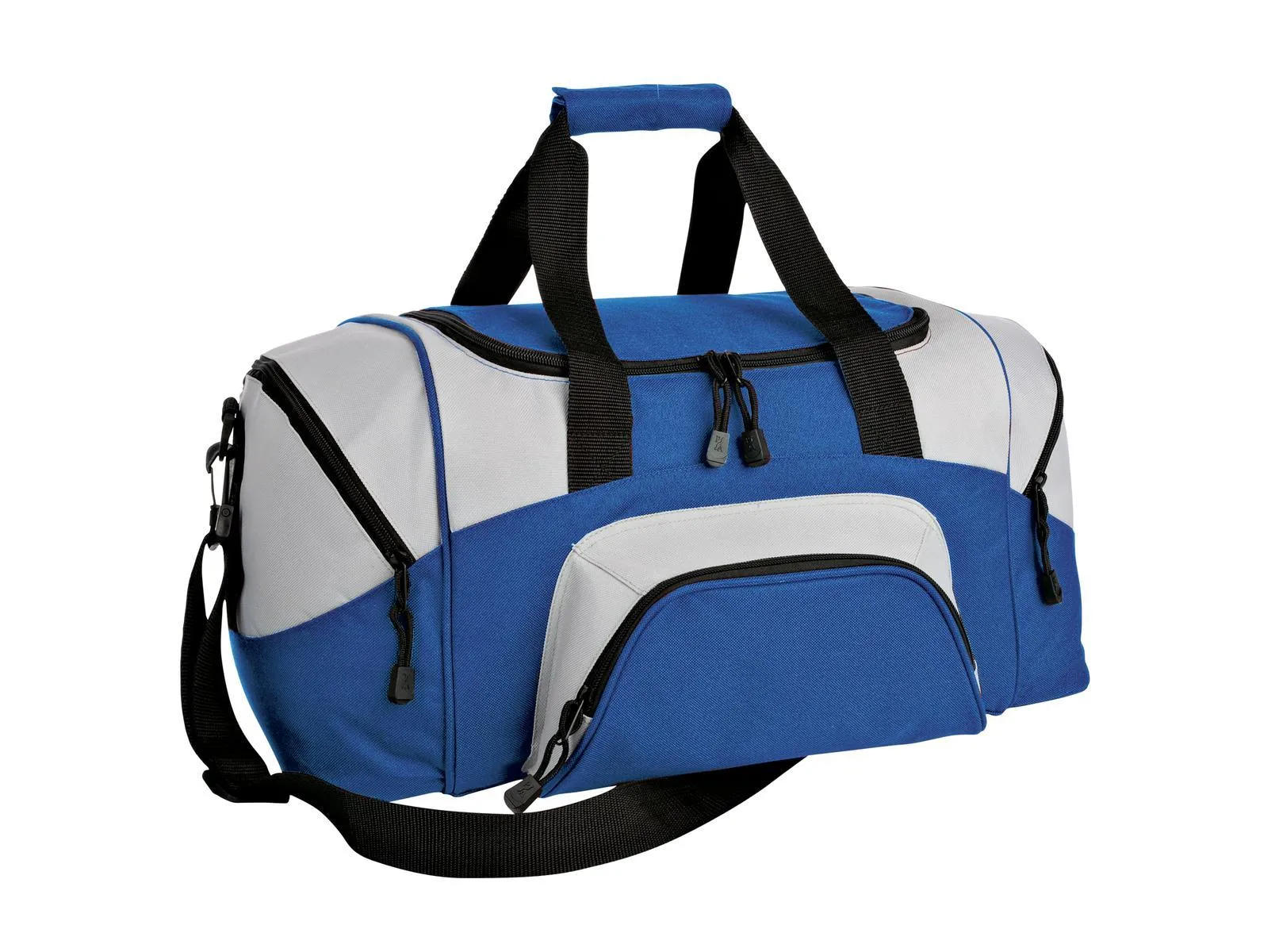 Port Authority - Small Colorblock Sport Duffel BG990S True Royal/ Grey