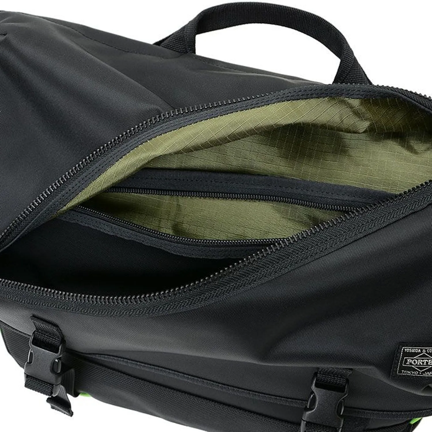 Porter Things Messenger Bag Black