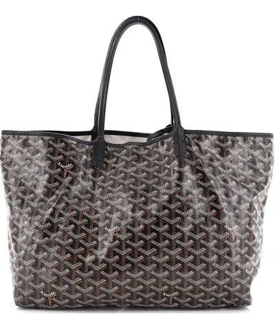 Pre-owned Goyard Pm Saint Louis Tote Coated Canvas