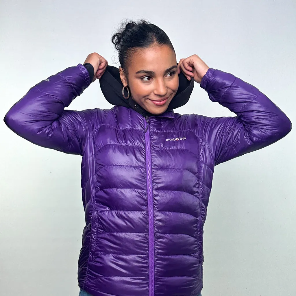 Purple 90s Montbell Puffer Jacket Coat Gilet (L)