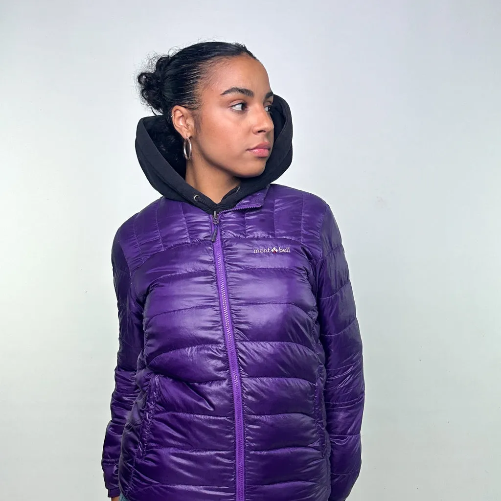 Purple 90s Montbell Puffer Jacket Coat Gilet (L)