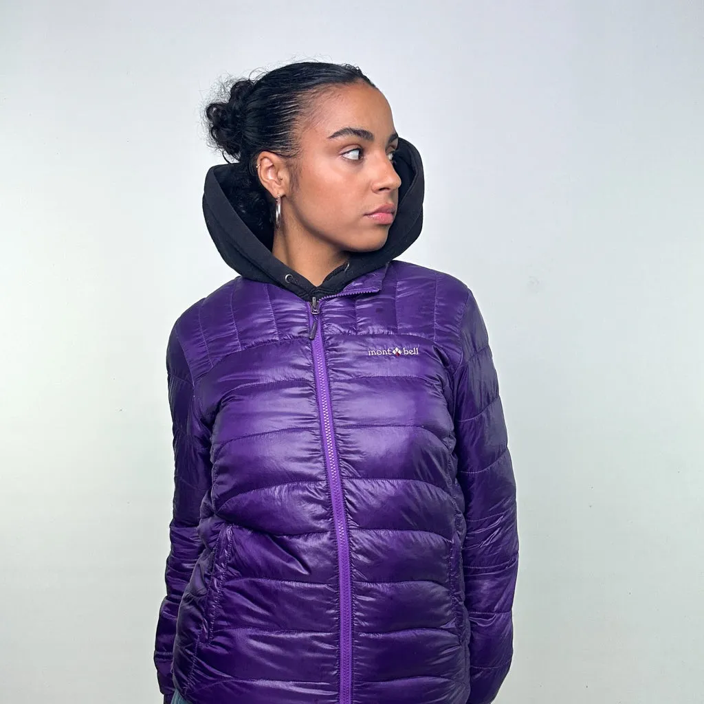 Purple 90s Montbell Puffer Jacket Coat Gilet (L)