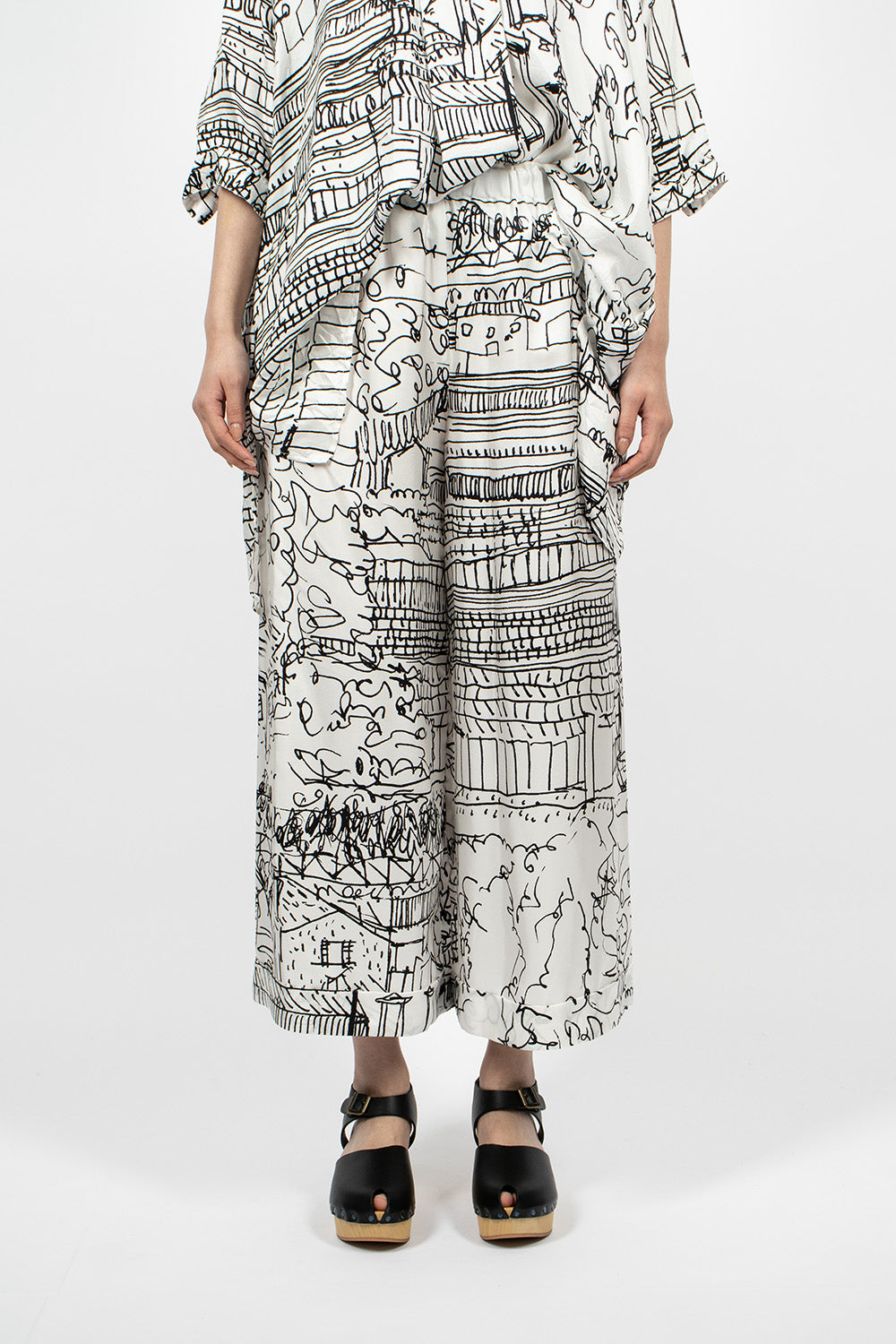 Pyjama Trouser Village Print