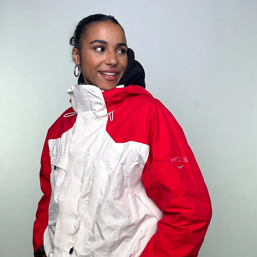 Red 90s NIKE ACG Storm-Fit Puffer Jacket Coat (L)