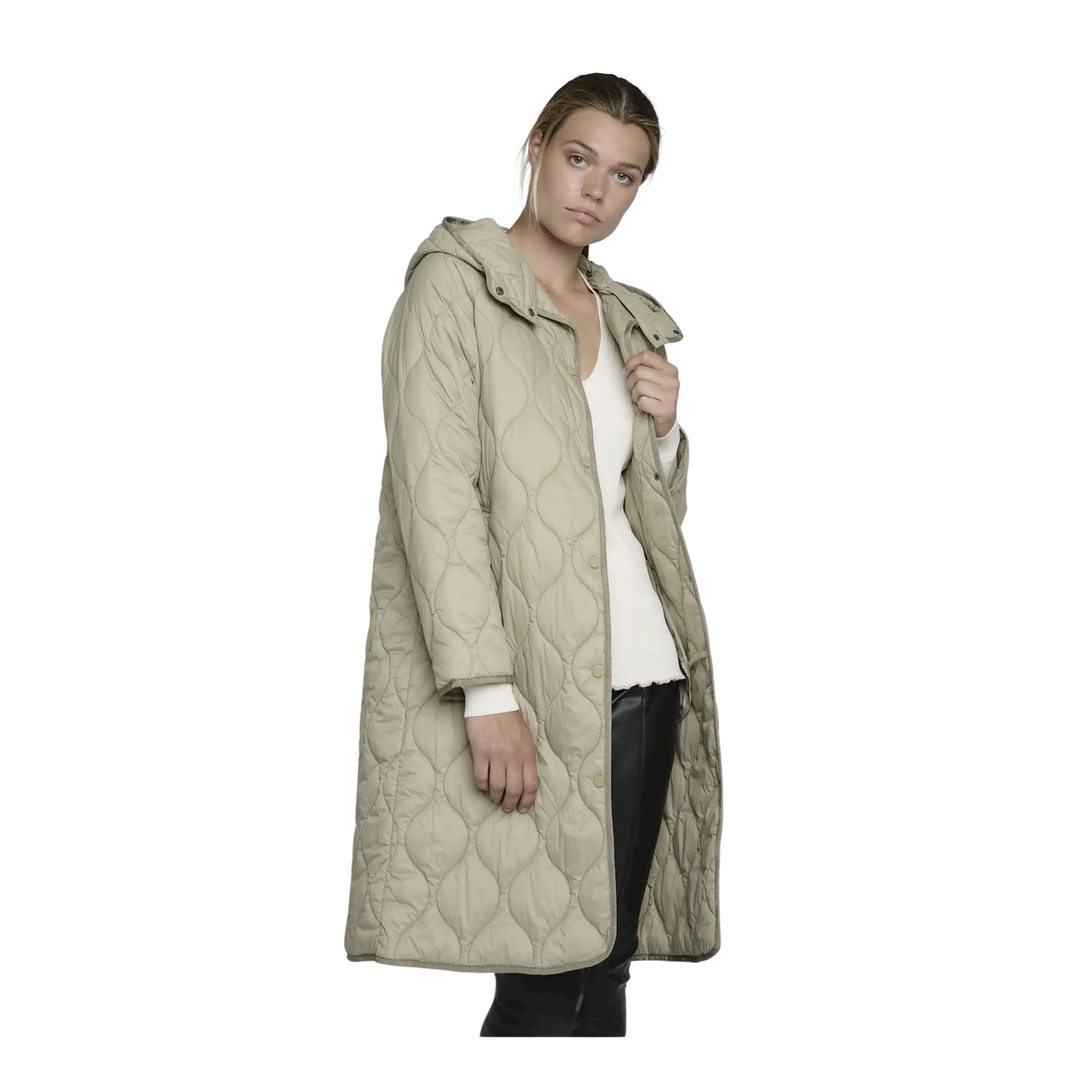 Rino & Pelle Kimo Hooded Quilted Coat