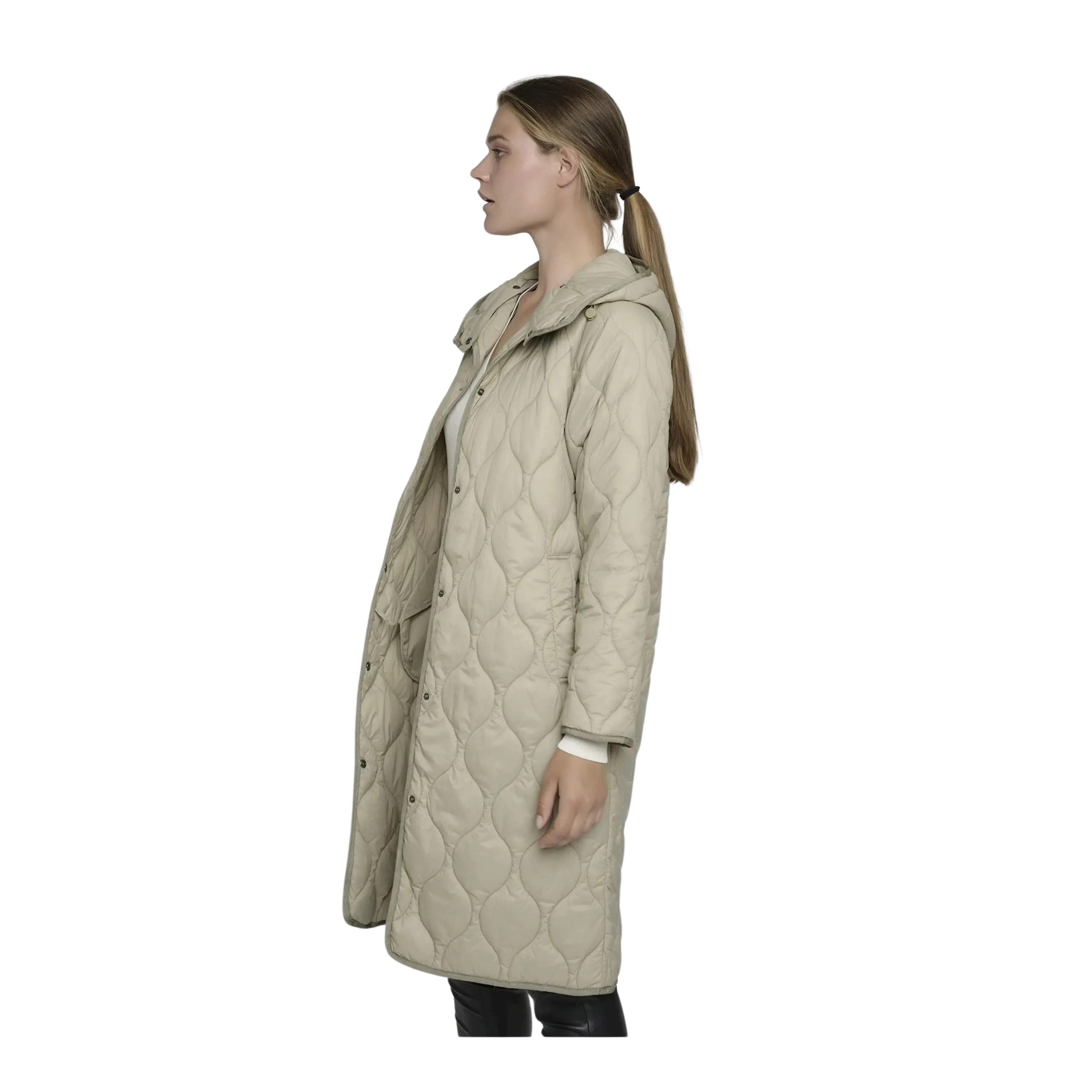 Rino & Pelle Kimo Hooded Quilted Coat