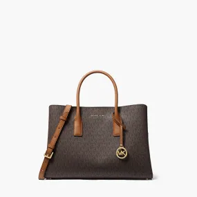 Ruthie Large Signature Logo Satchel