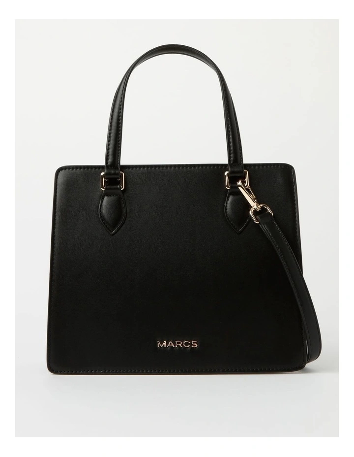 Santiago Satchel Bag in Black