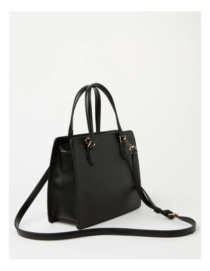 Santiago Satchel Bag in Black