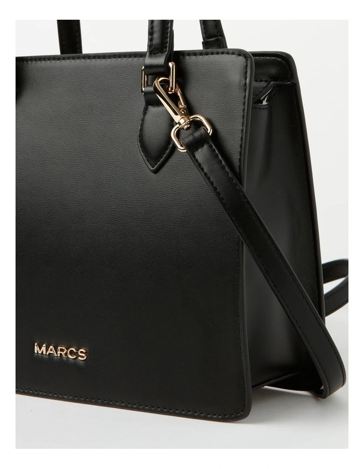 Santiago Satchel Bag in Black