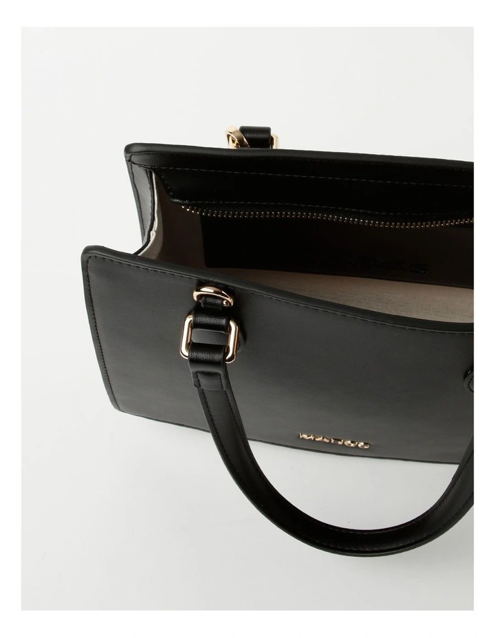 Santiago Satchel Bag in Black