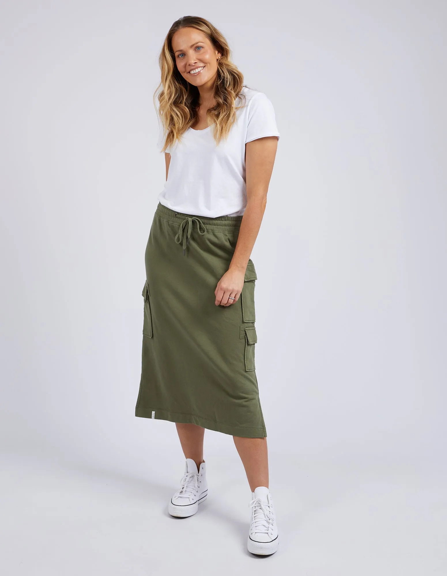 Sarah Cargo Skirt Khaki