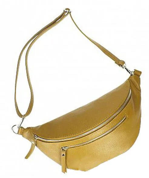 Senape \tyler\ women's leather belt bag