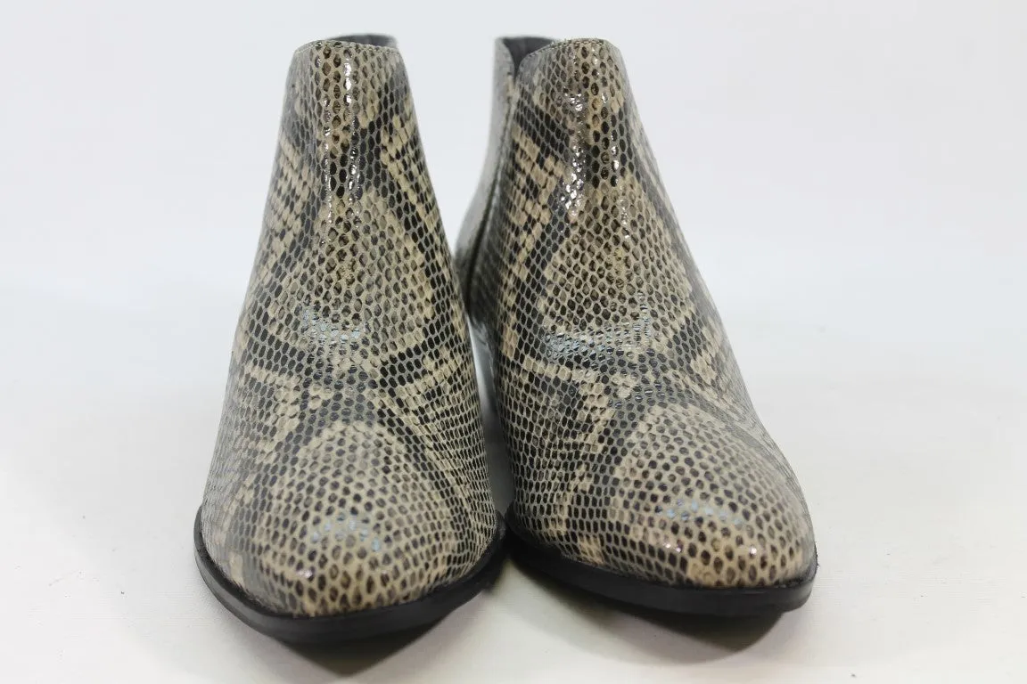 Seychelles Waiting for You Women's Black/White Snake Boots 7.5M(ZAP14382)