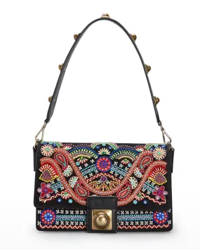 Shoulder Bag - Black/Multi