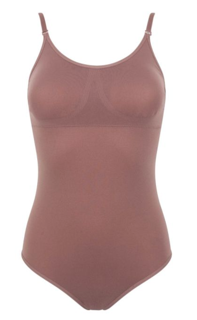 Silky Low Cut Camisole Leotard With Removable Padding